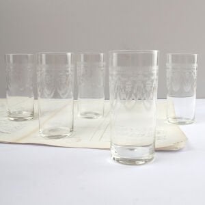 5 İğne İşli Limonata Bardakları