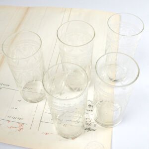 5 İğne İşli Limonata Bardakları