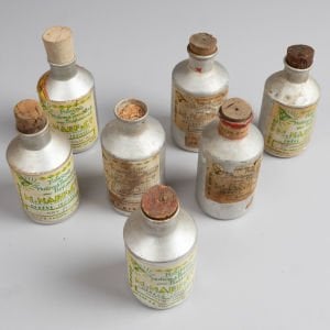 7 Adet Geneve Teneke Parfüm Şişeleri