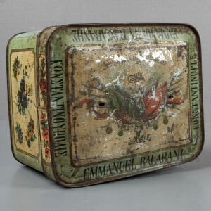 Emmanuel Balabani Teneke Çay Kutusu