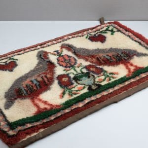 Çift Keklik Isparta Duvar Halısı