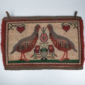 Çift Keklik Isparta Duvar Halısı