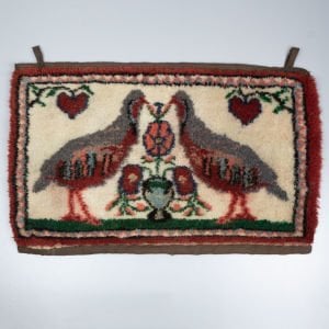 Çift Keklik Isparta Duvar Halısı