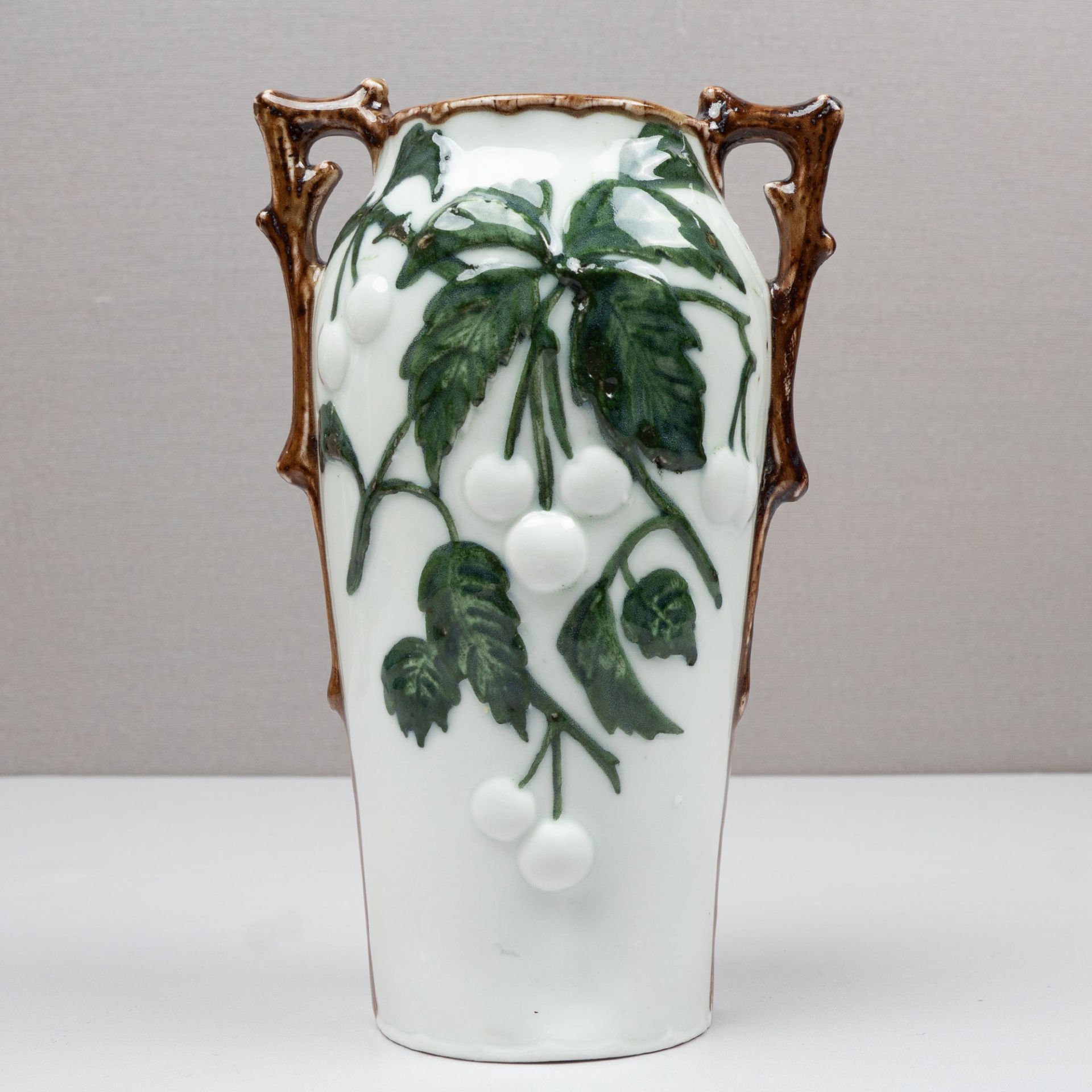 Kirazlı Majolica Vazo