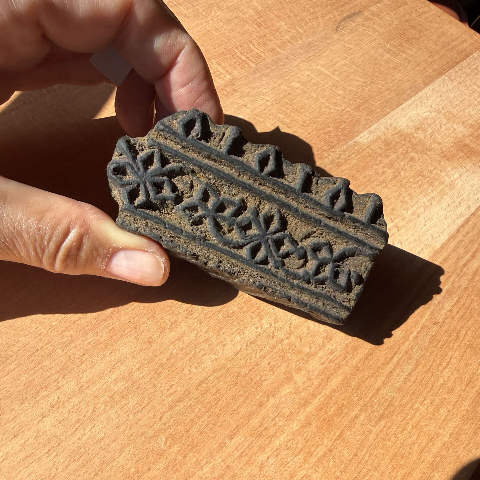 Mini Yoncalı Bordür Baskı Kalıbı