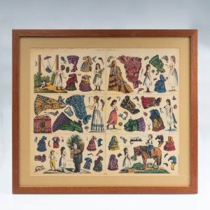 Victorian Giysileri Kağıt Bebek İllüstrasyonları