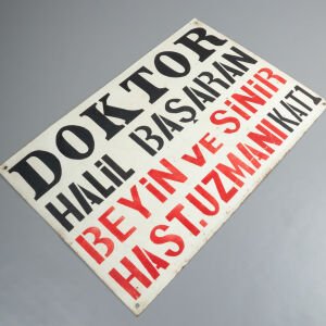 Doktor Halil Başaran Tabela