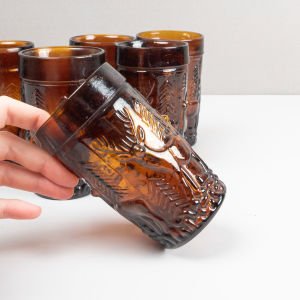 Geyik Kabartmalı Bardak Seti