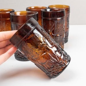 Geyik Kabartmalı Bardak Seti