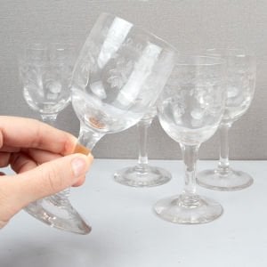 5 Adet Uranyumlu Sherry Kadehi