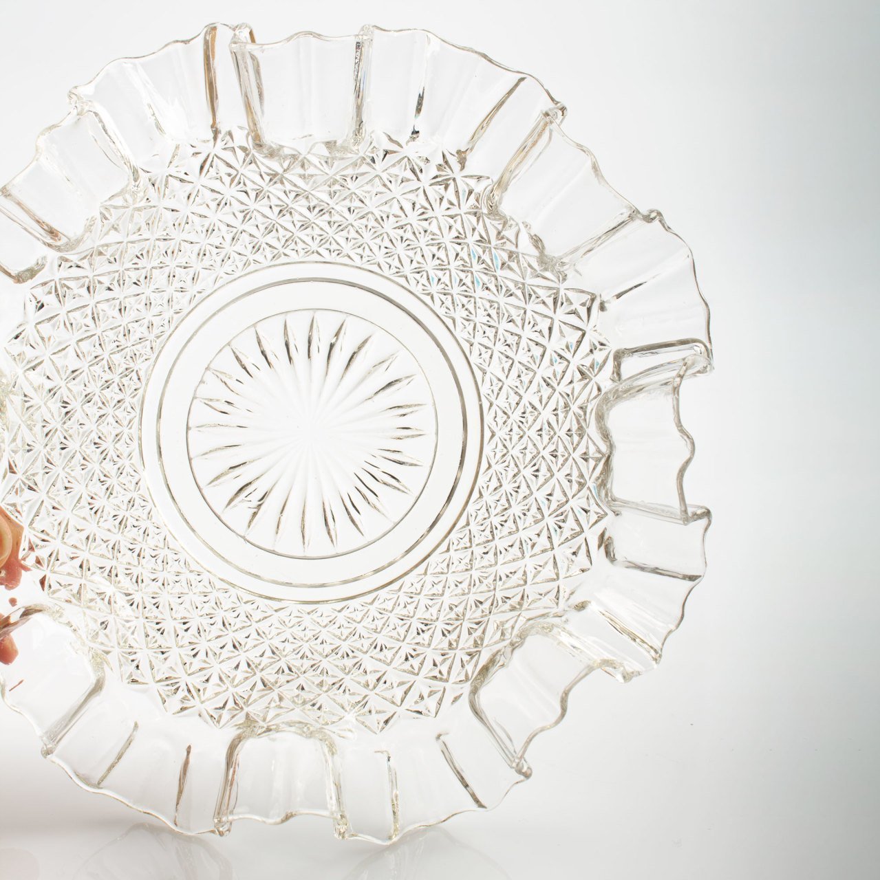 Baklava Desenli Şeffaf Lokumluk