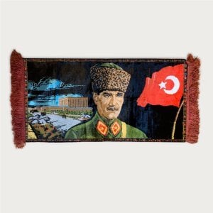 Atatürk Konulu Duvar Halısı