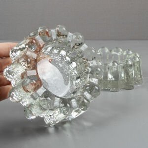 Pukeberg Glasbruk Şeffaf Kültablası