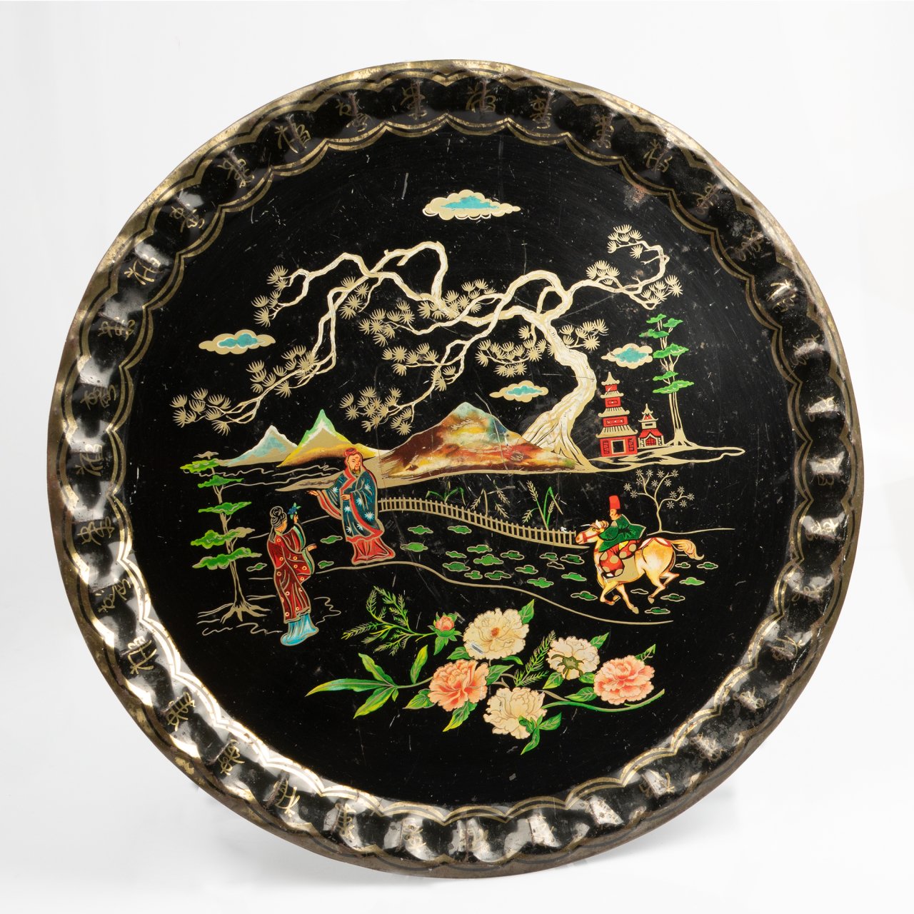 Barret Ware Teneke Çin Tepsi