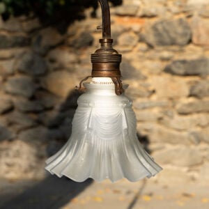 Art Nouveau Çift Kollu Lamba