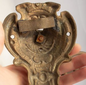 Çift Bronz Duvar Şamdanı