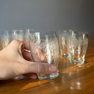 Barok Desenli Shot Bardakları