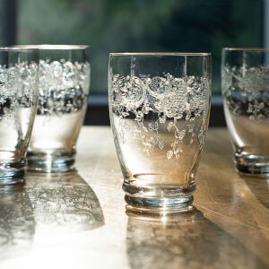 Barok Desenli Shot Bardakları