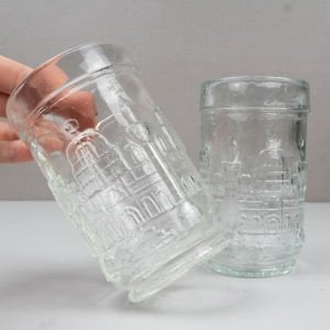 Çift Cami Kabartmalı Bardak