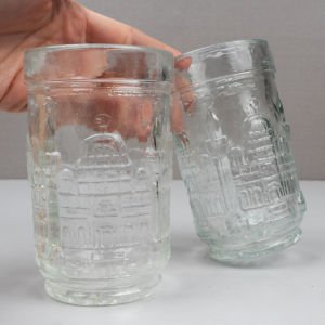 Çift Cami Kabartmalı Bardak