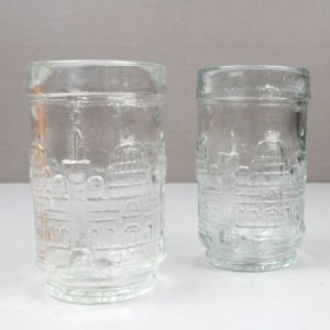 Çift Cami Kabartmalı Bardak