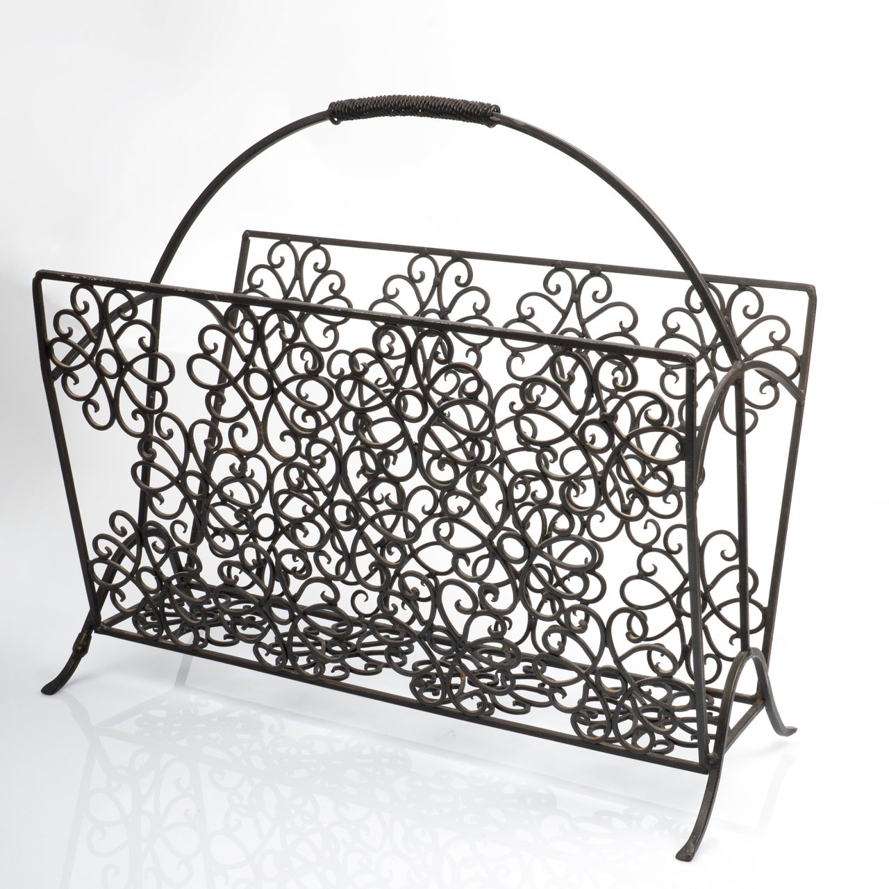 Çiçekli Ferforje Demir Gazetelik