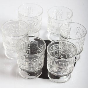 1970 Model Kadehimsi Bardak Seti