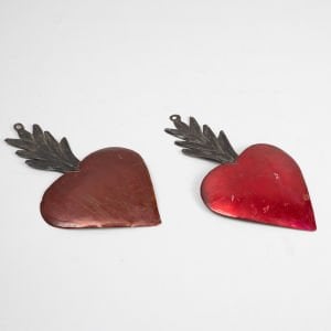 Alevli Milagro Kalp / Çerçevesiz