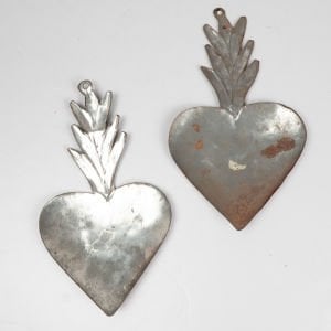 Alevli Milagro Kalp / Çerçevesiz