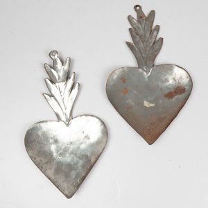 Alevli Milagro Kalp / Çerçevesiz