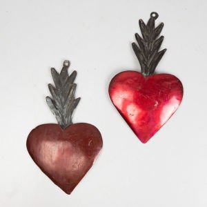 Alevli Milagro Kalp / Çerçevesiz