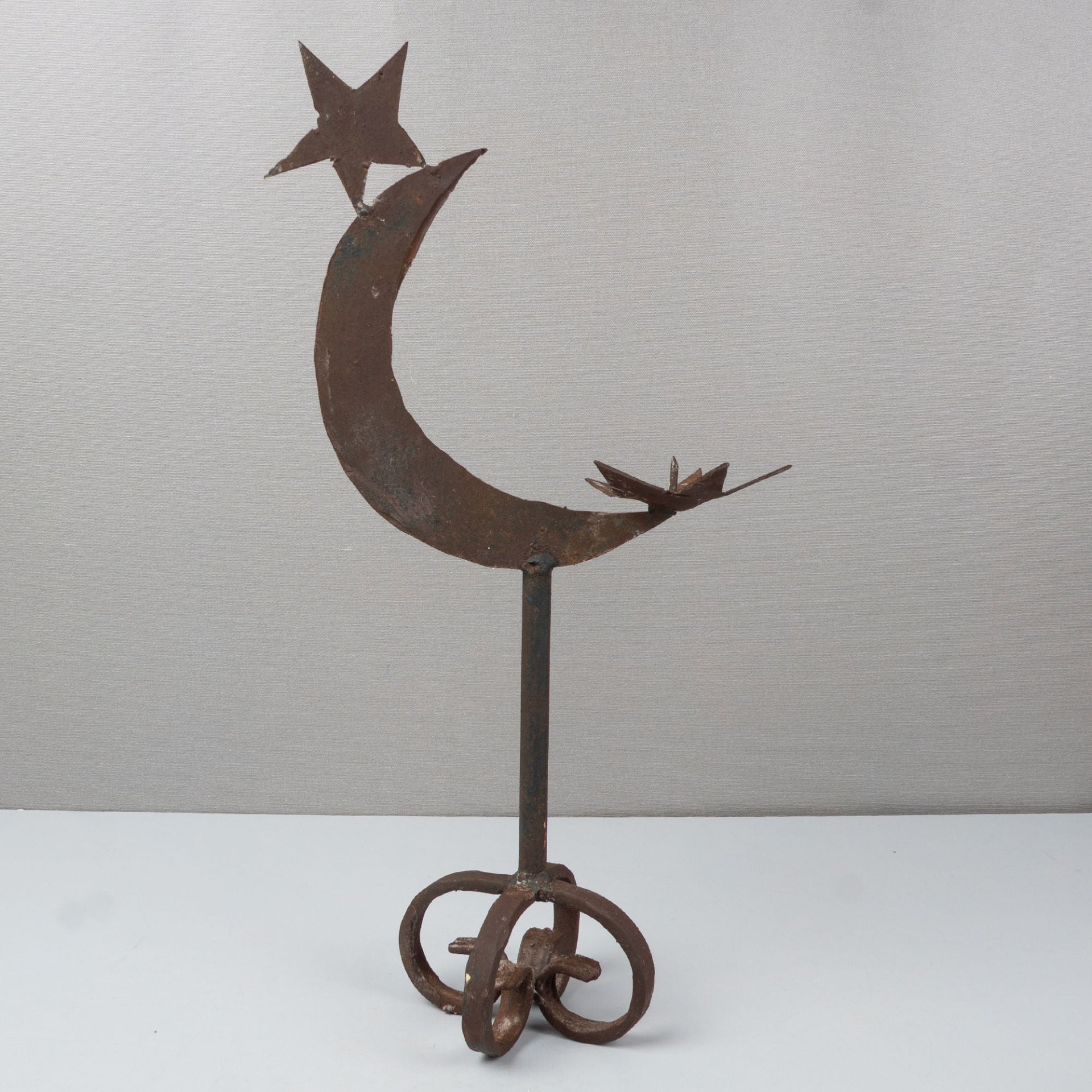 Ay Yıldızlı Ferforje Mumluk