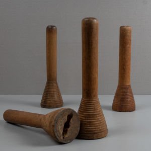 4 Adet Ahşap Bobin