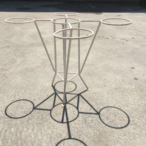 Beşli Demir Saksı Tutacağı