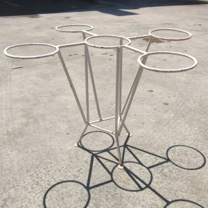 Beşli Demir Saksı Tutacağı