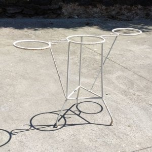 Üçlü Demir Saksı Tutacağı