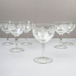 Üzüm Desenli Kadehler / Küçük