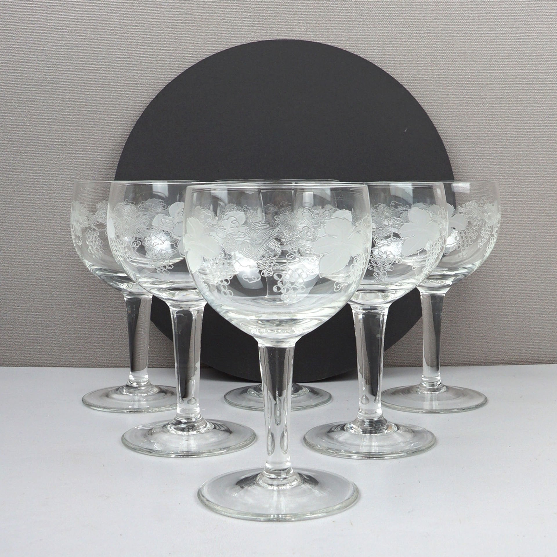 Üzüm Desenli Kadehler / Küçük