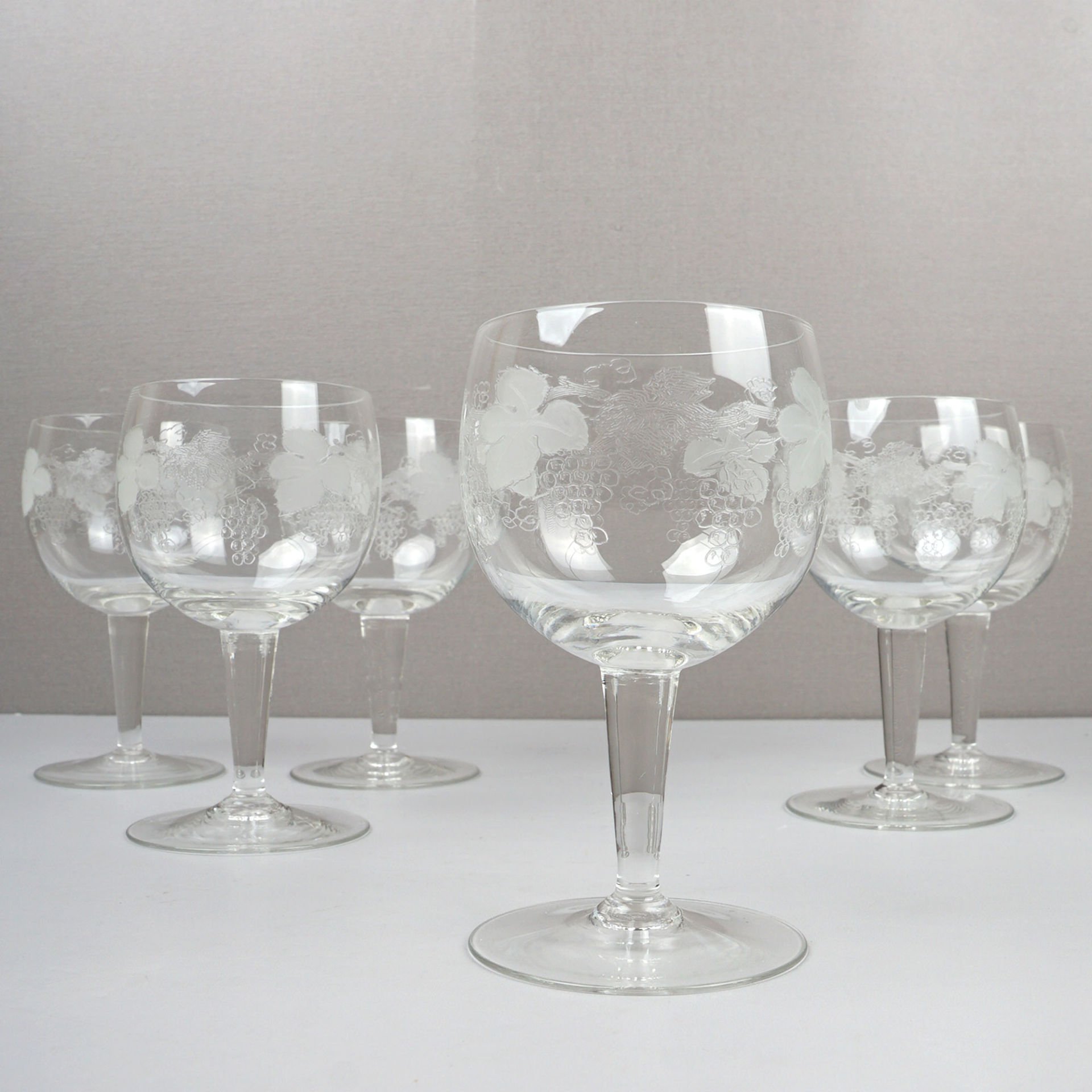 Üzüm Desenli Kadehler / Büyük