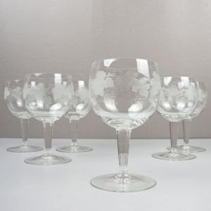 Üzüm Desenli Kadehler / Büyük