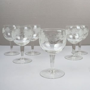 Üzüm Desenli Kadehler / Büyük