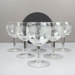 Üzüm Desenli Kadehler / Büyük