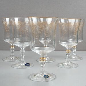 Çekoslovak Büyük Boy Kadeh Seti