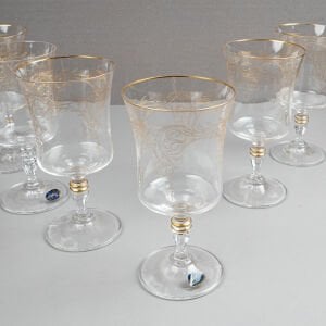 Çekoslovak Büyük Boy Kadeh Seti