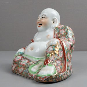 Gülen Buda Porselen Heykelcik