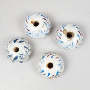 4 Lacivert Desenli Kulp