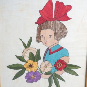 El İşi Kız ve Çiçekler