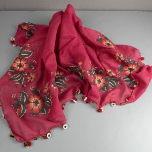 Pembe Boncuklu Yazma