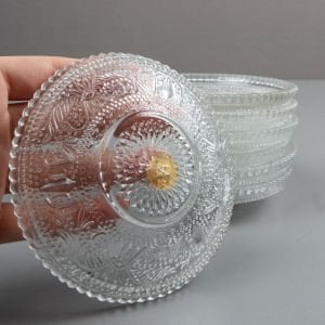 Kanat Desenli Çay Tabakları