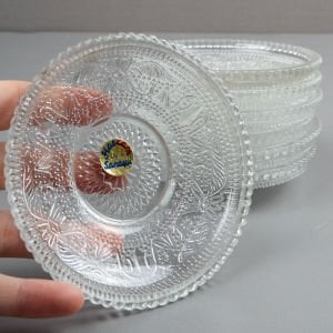 Kanat Desenli Çay Tabakları